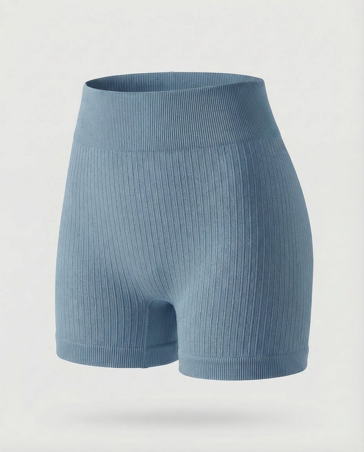 Ladies Short Ribbed Knit Leggings - product shot