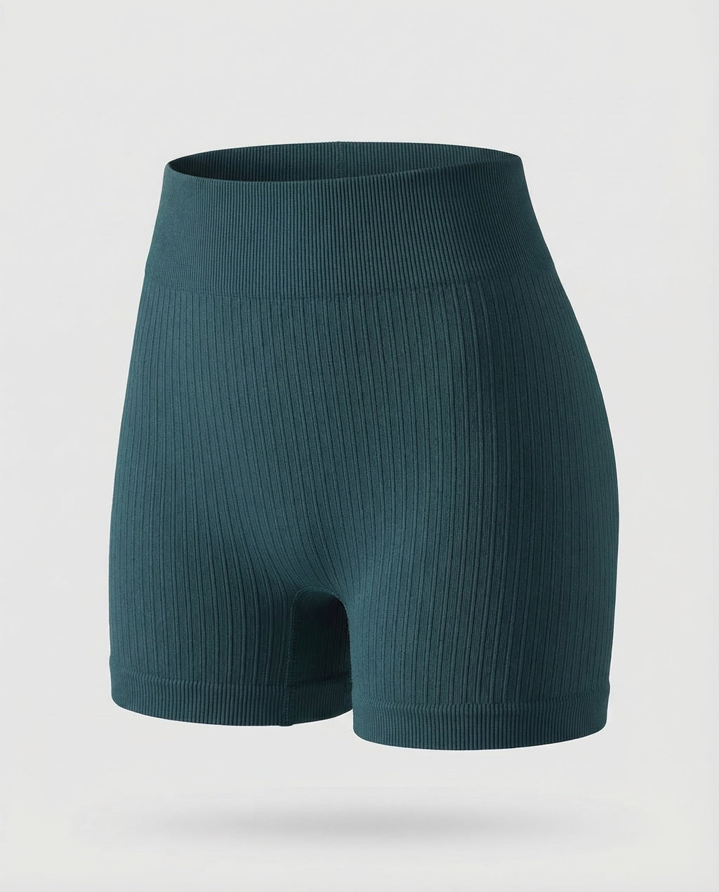 Ladies Short Ribbed Knit Leggings - product shot