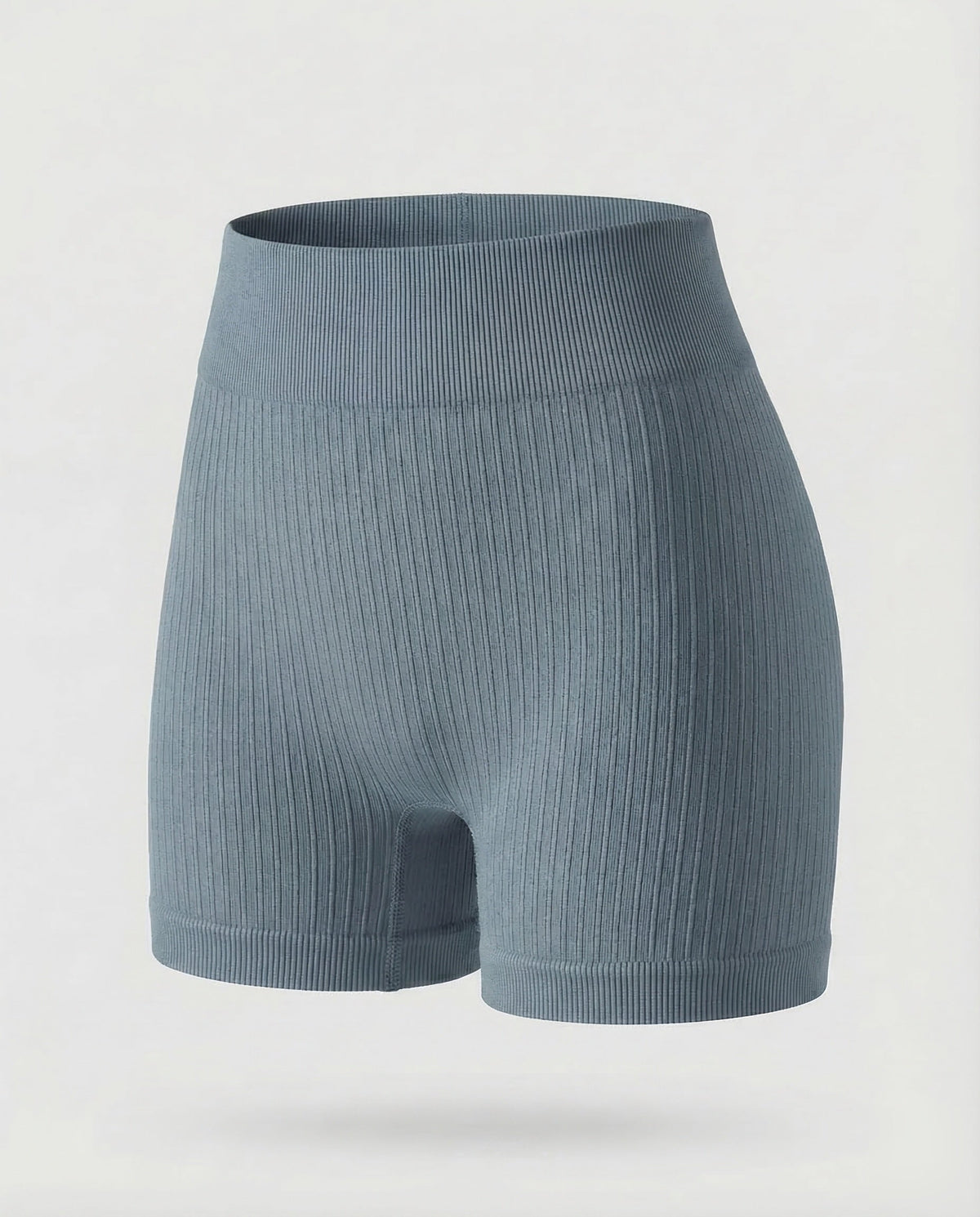 Ladies Short Ribbed Knit Leggings - product shot