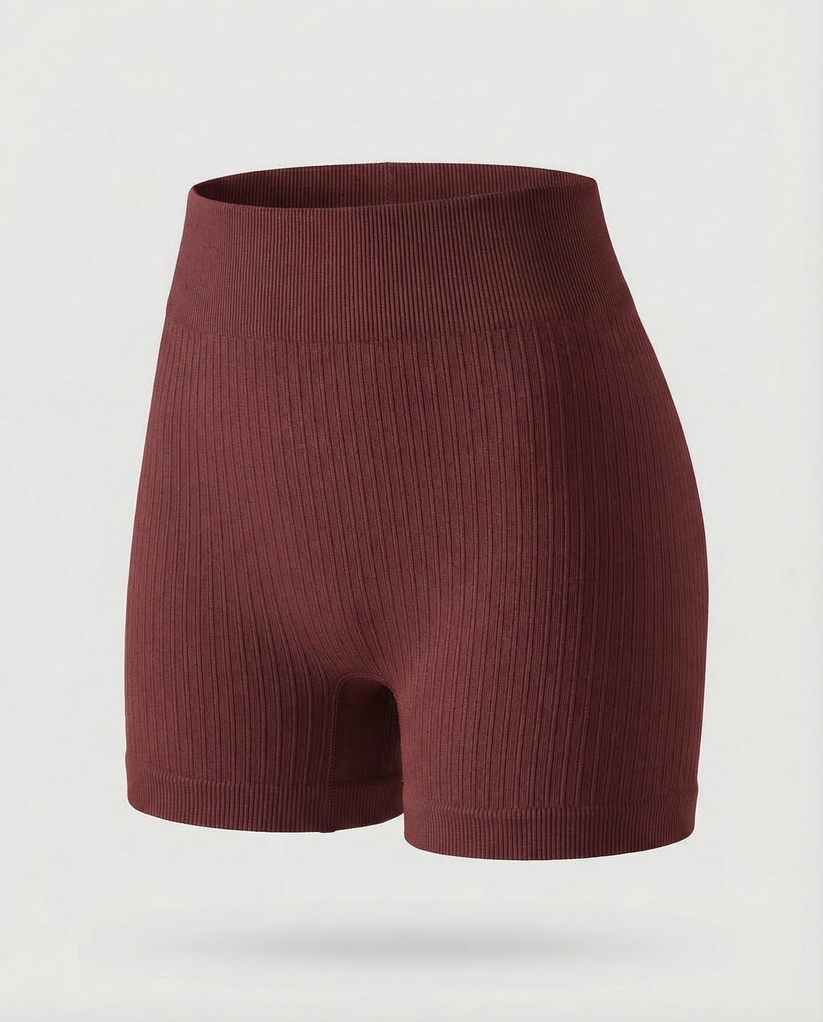 Ladies Short Ribbed Knit Leggings - product shot
