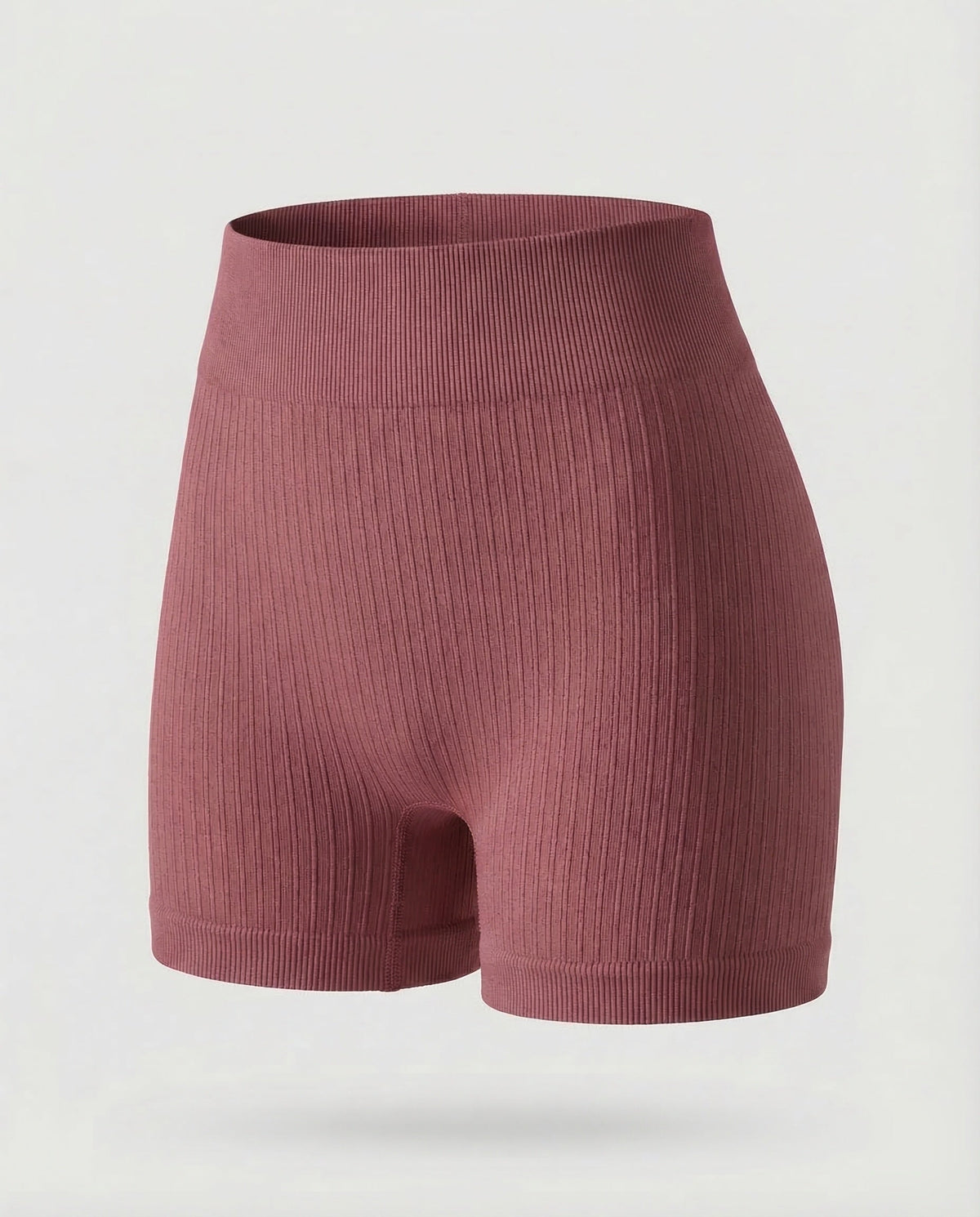 Ladies Short Ribbed Knit Leggings - product shot