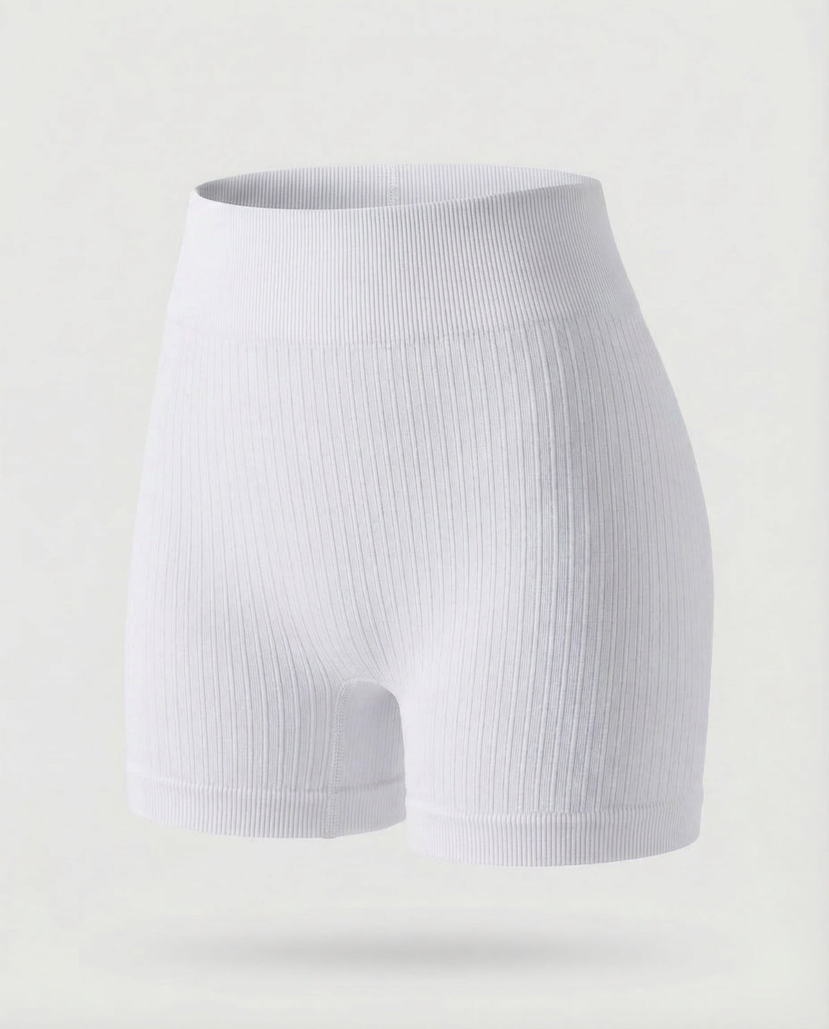 Ladies Short Ribbed Knit Leggings - product shot
