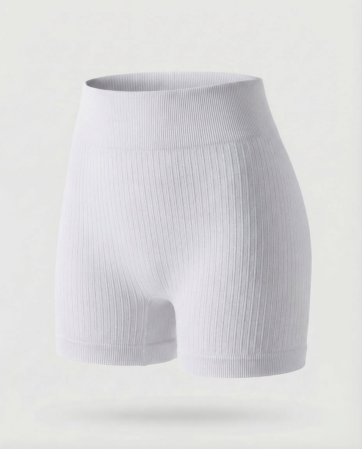 Ladies Short Ribbed Knit Leggings - product shot