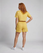 Women's Short-Cut Jersey Set Comfort Waistband - back view