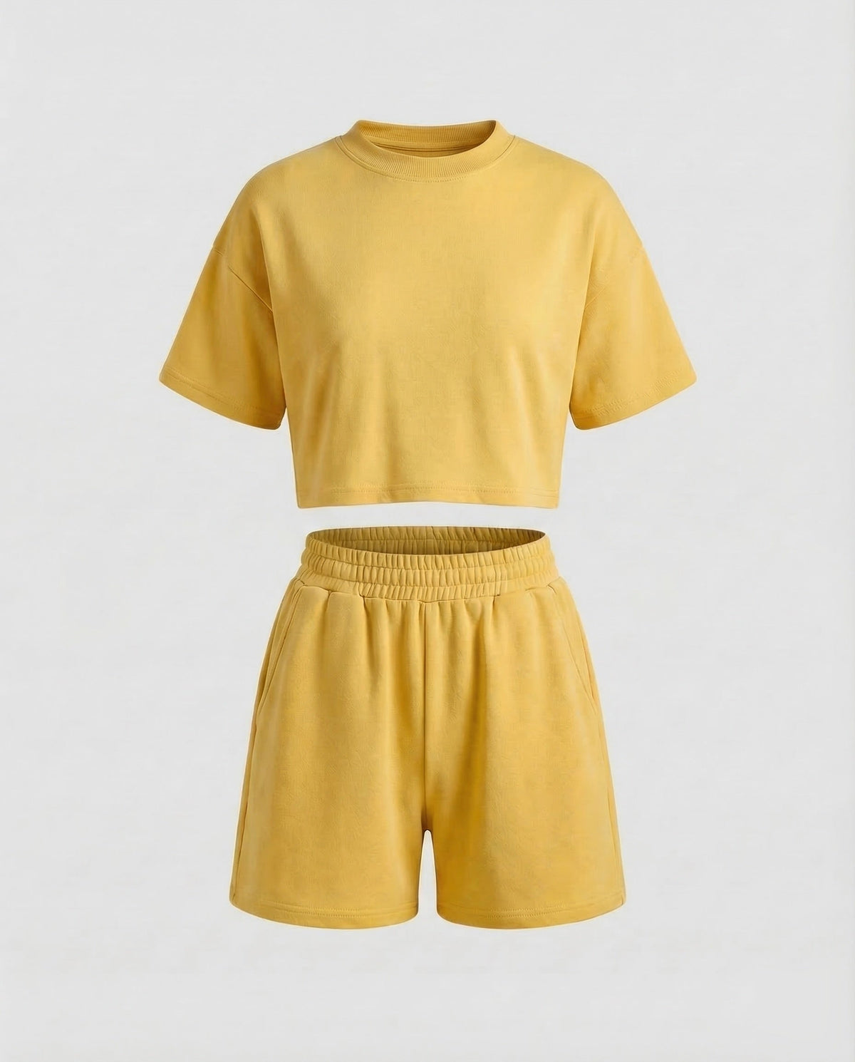 Women's Short-Cut Jersey Set Comfort Waistband - product shot