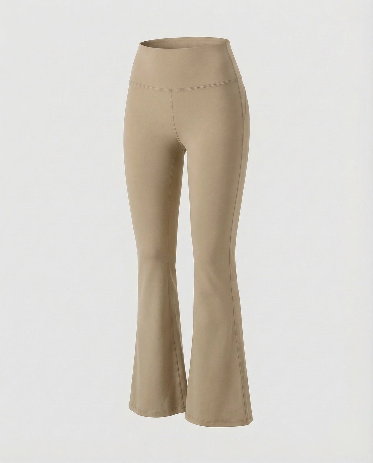 Women Flared Yoga Leggings Waist Panel - product shot