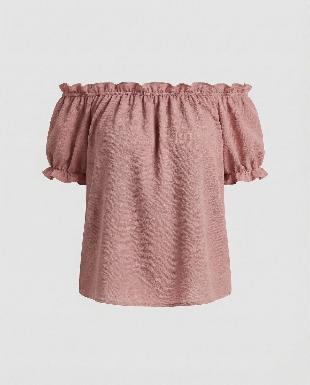 Women's casual Carmen blouse top. - product shot