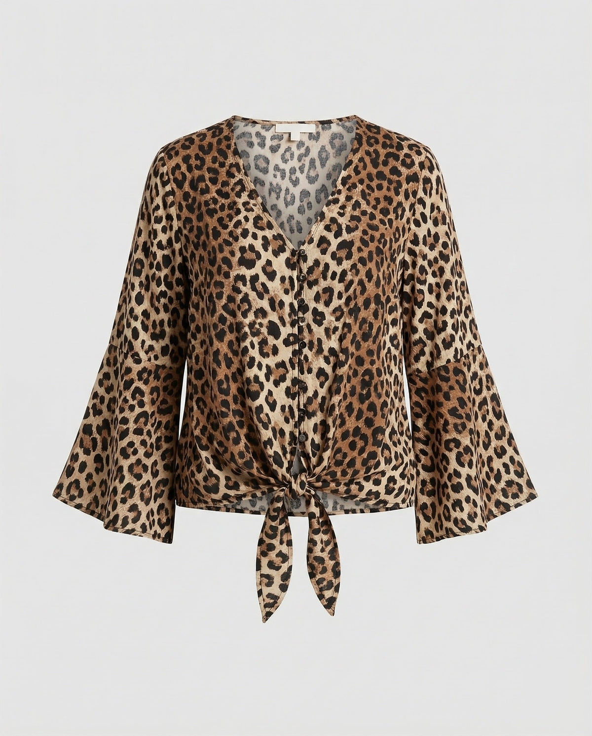 Women's casual blouse shirt with wing sleeves. - product shot