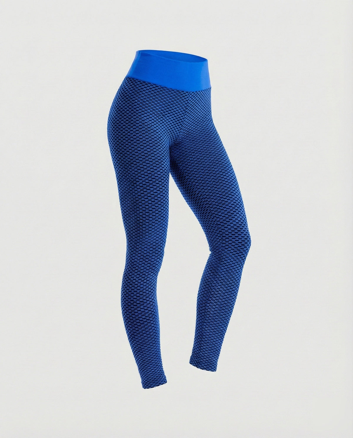 Women's sculpting leggings with honeycomb texture - product shot