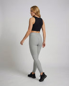 Women's shaping leggings with honeycomb texture - back view