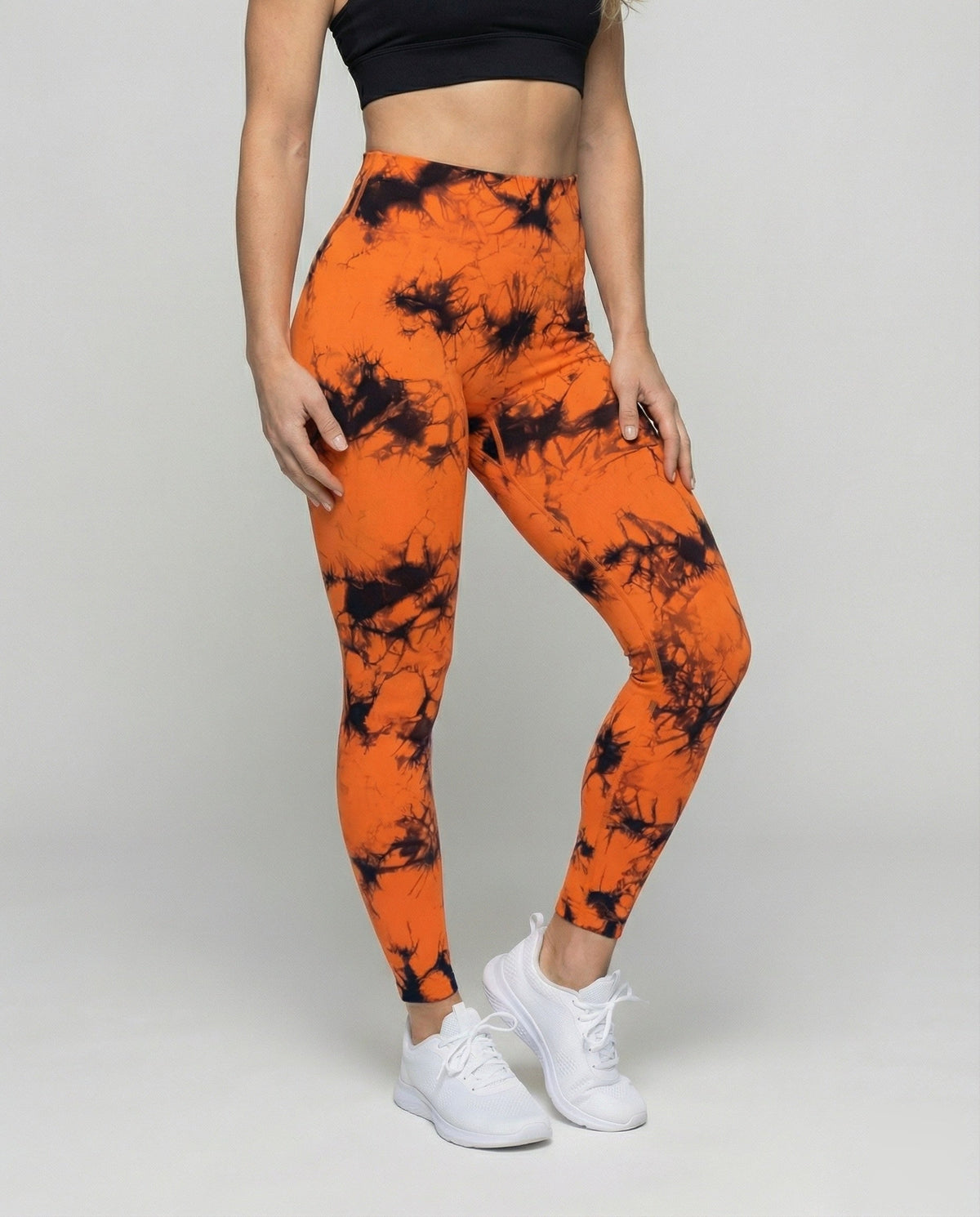 Women's fitness leggings with butt contour - lower body view