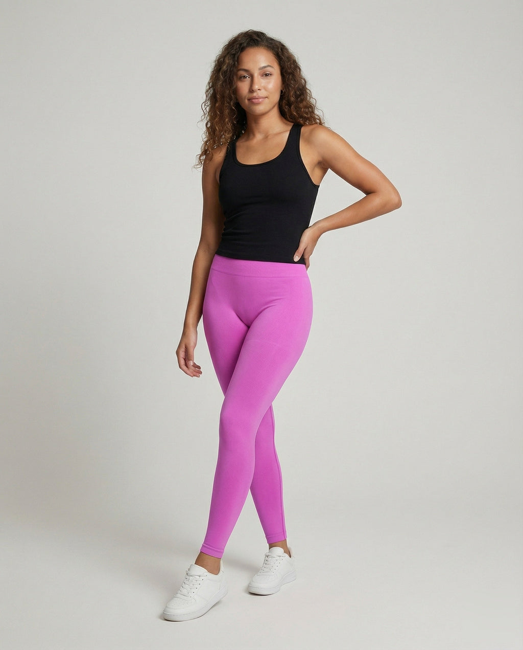Women's shaping yoga leggings - front view