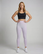 Women shaping leggings with tummy control effect - lower body view