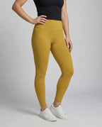 Women's high-cut comfort form leggings with hip contour - lower body view