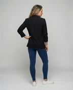 Ladies comfort leggings in plus size made of stretch jersey - back view