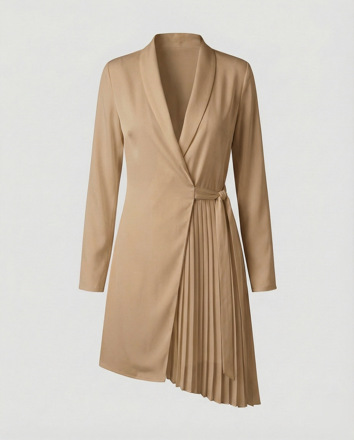 Women's Carefree Wrap Effect Blouse Dress - product shot