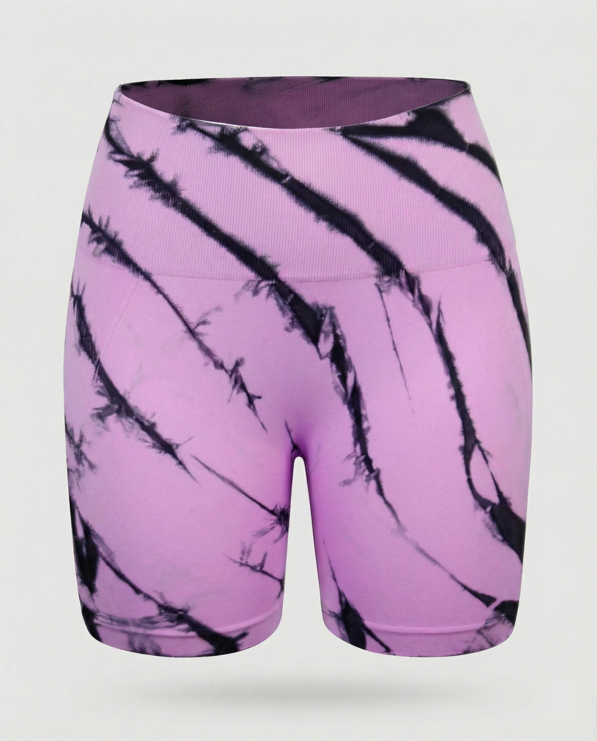 Women's waist-shaping jersey bike leggings - product shot