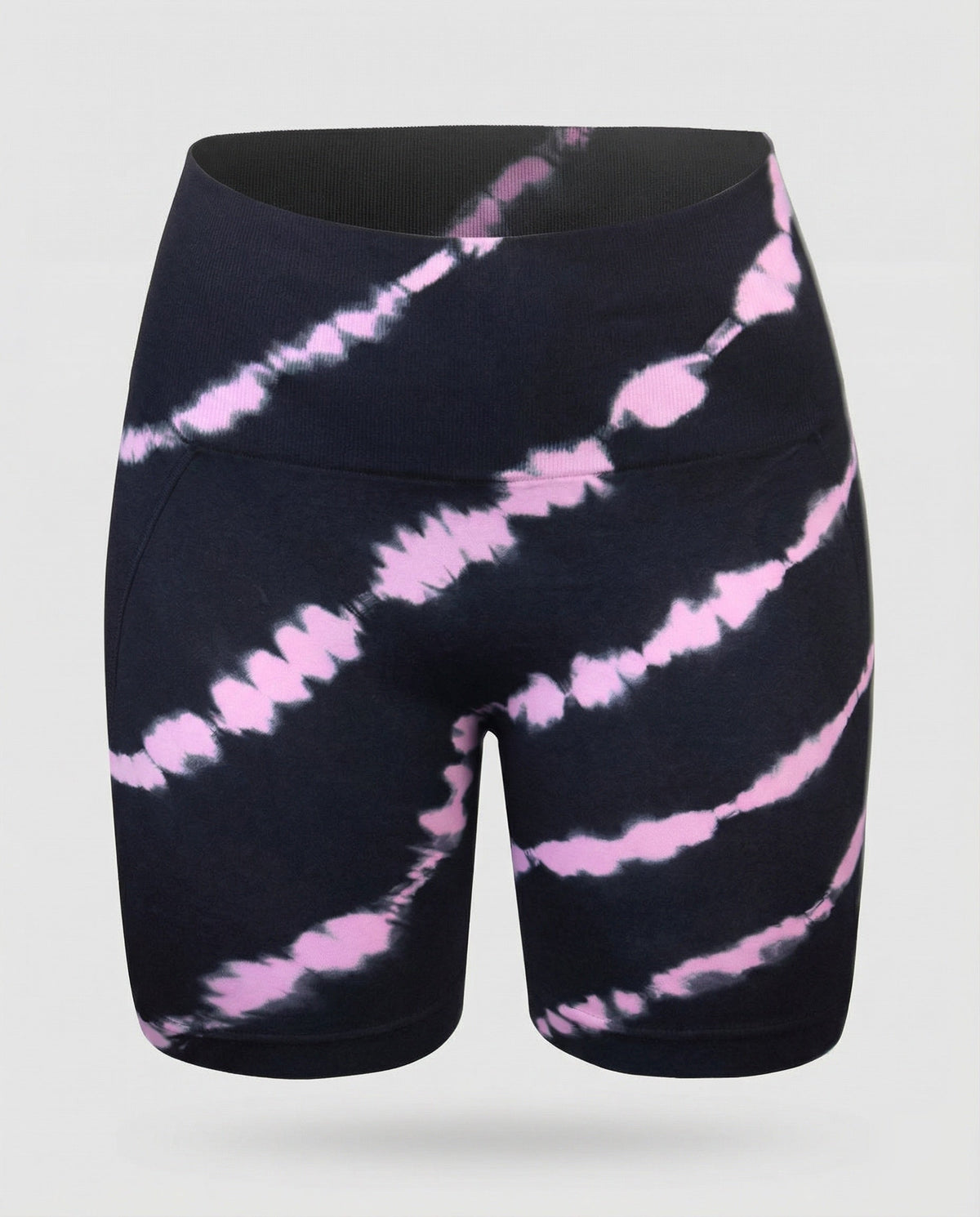 Women's waist-shaping jersey bike leggings - product shot