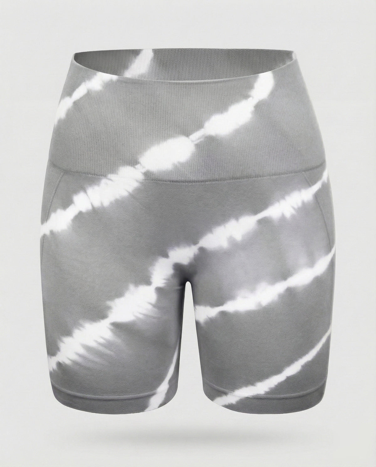 Women's waist-shaping jersey bike leggings - product shot