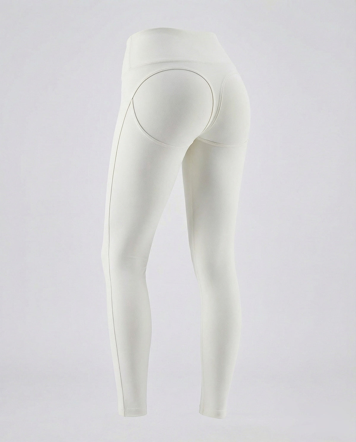 Women's high-waisted leggings with butt contour - product shot