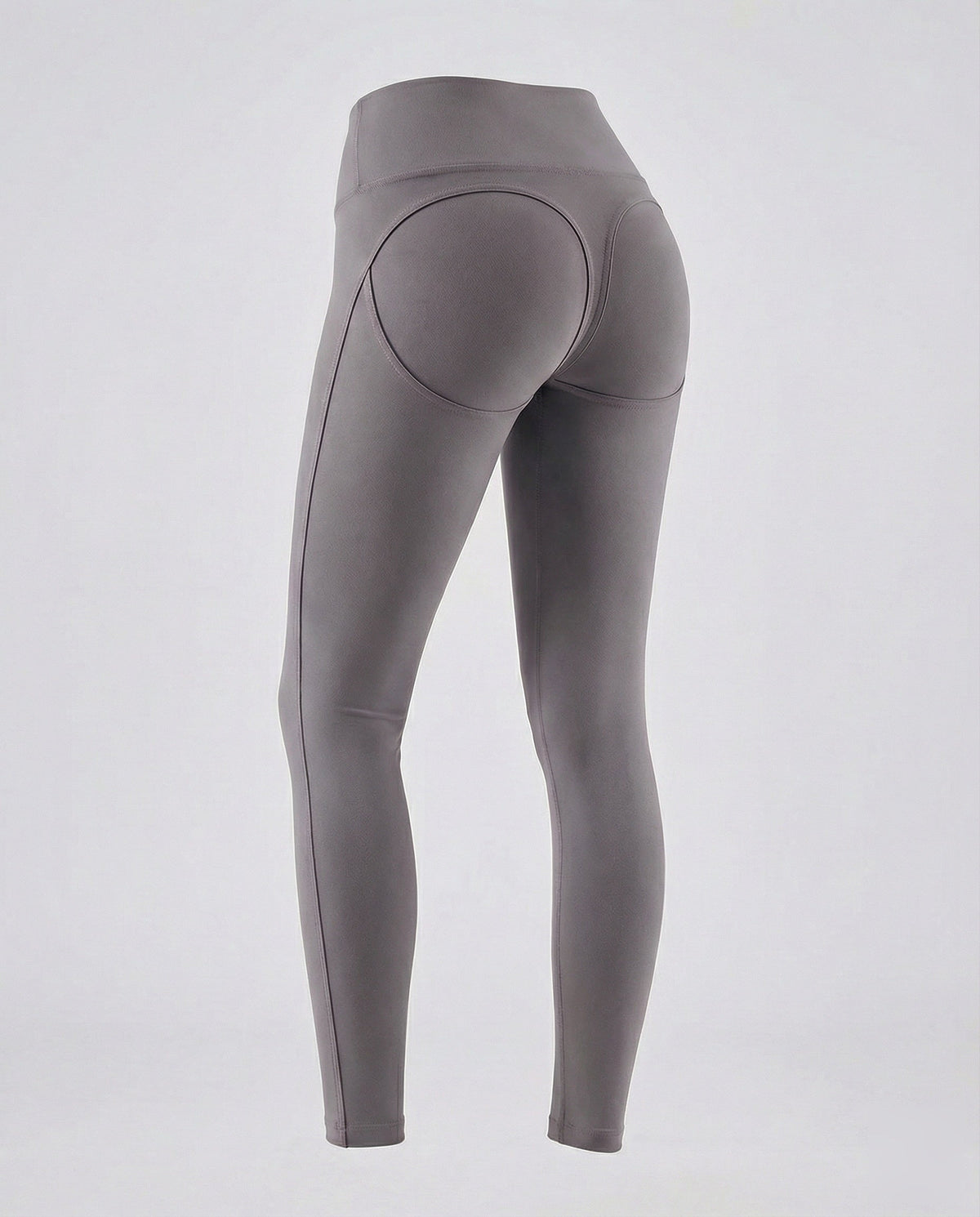 Women's high-waisted leggings with butt contour - product shot
