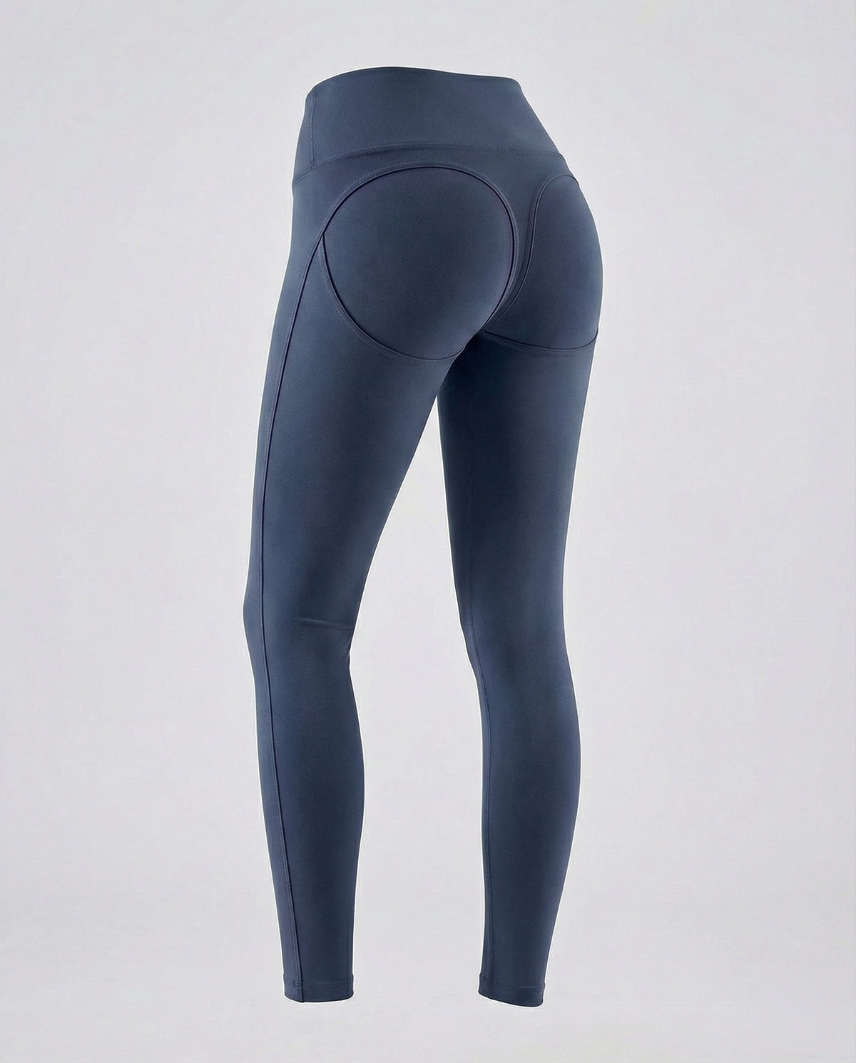 Women's high-waisted leggings with butt contour - product shot