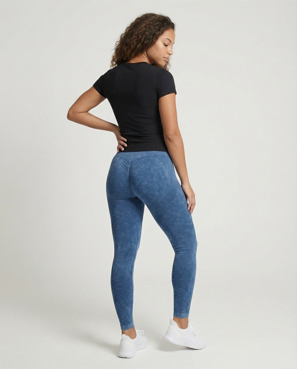 Women's shaping leggings with butt lift - back view