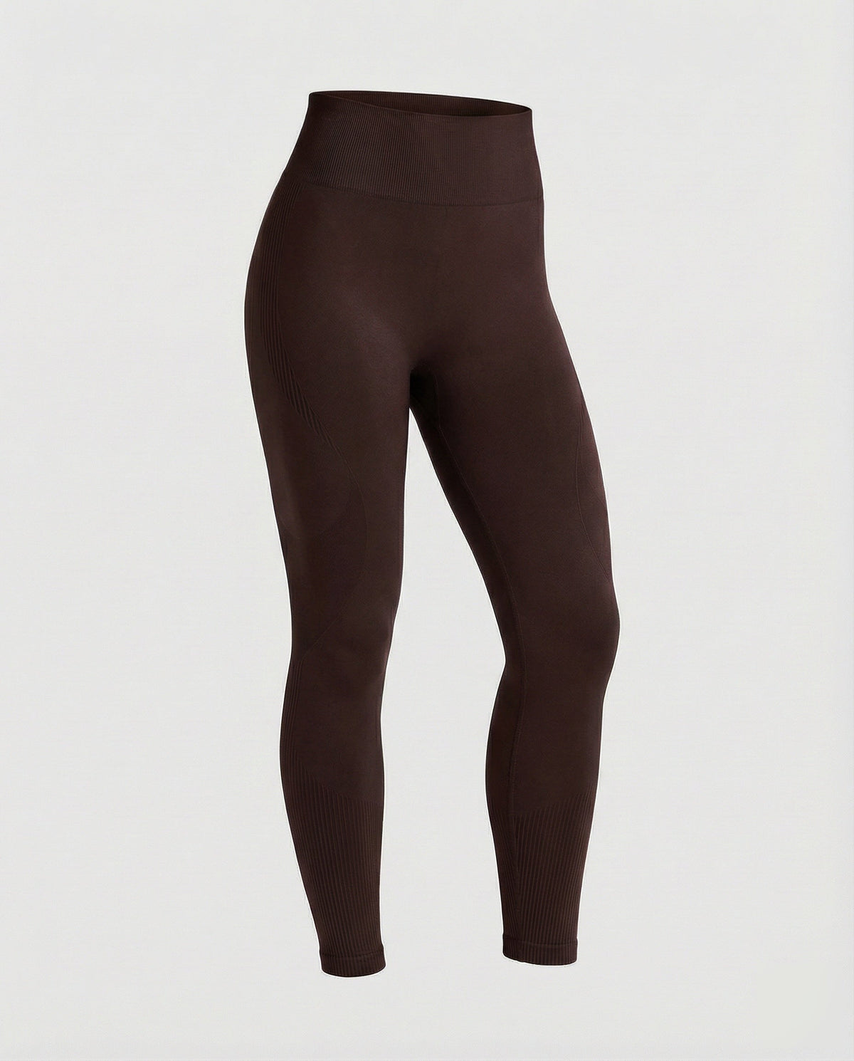 Women's Compression Leggings with Calf Ribbing - product shot