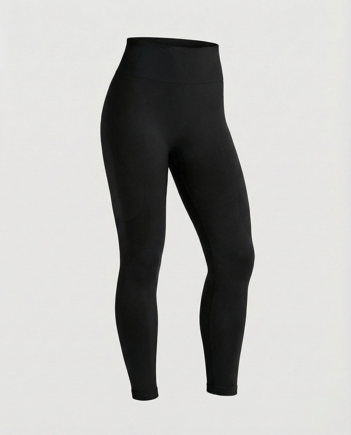 Women's Compression Leggings with Calf Ribbing - product shot