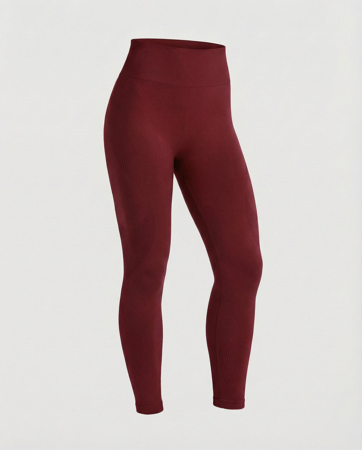 Women's Compression Leggings with Calf Ribbing - product shot