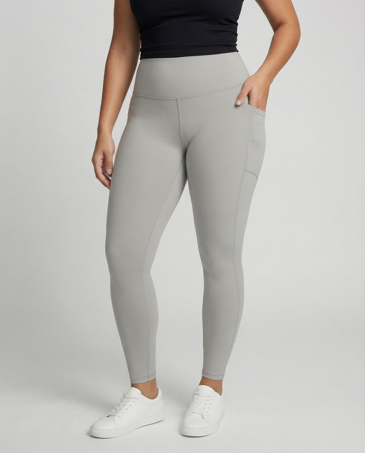 Women's Sports Leggings with Ergonomic Y-Seam - lower body view