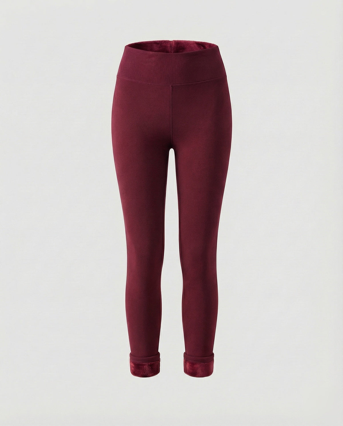 Women’s high-cut thermal leggings with dense plush lining and shaping comfort waistband All Fashion - product shot
