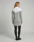 Comfortable blouse look sweatshirt quality sweatshirt tunic - back view