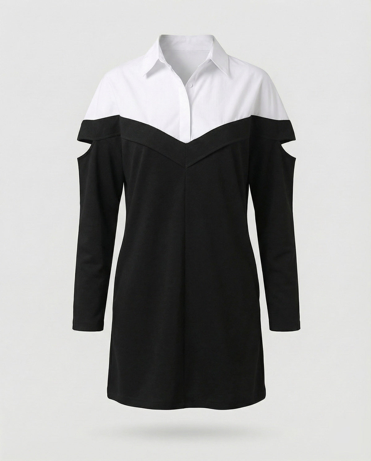 Comfortable blouse look sweatshirt quality sweatshirt tunic - product shot