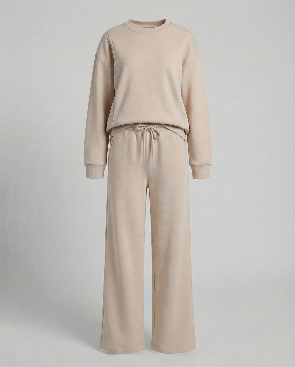 Women's Comfortable Brushed Sweat Leisure Lounge Set - product shot