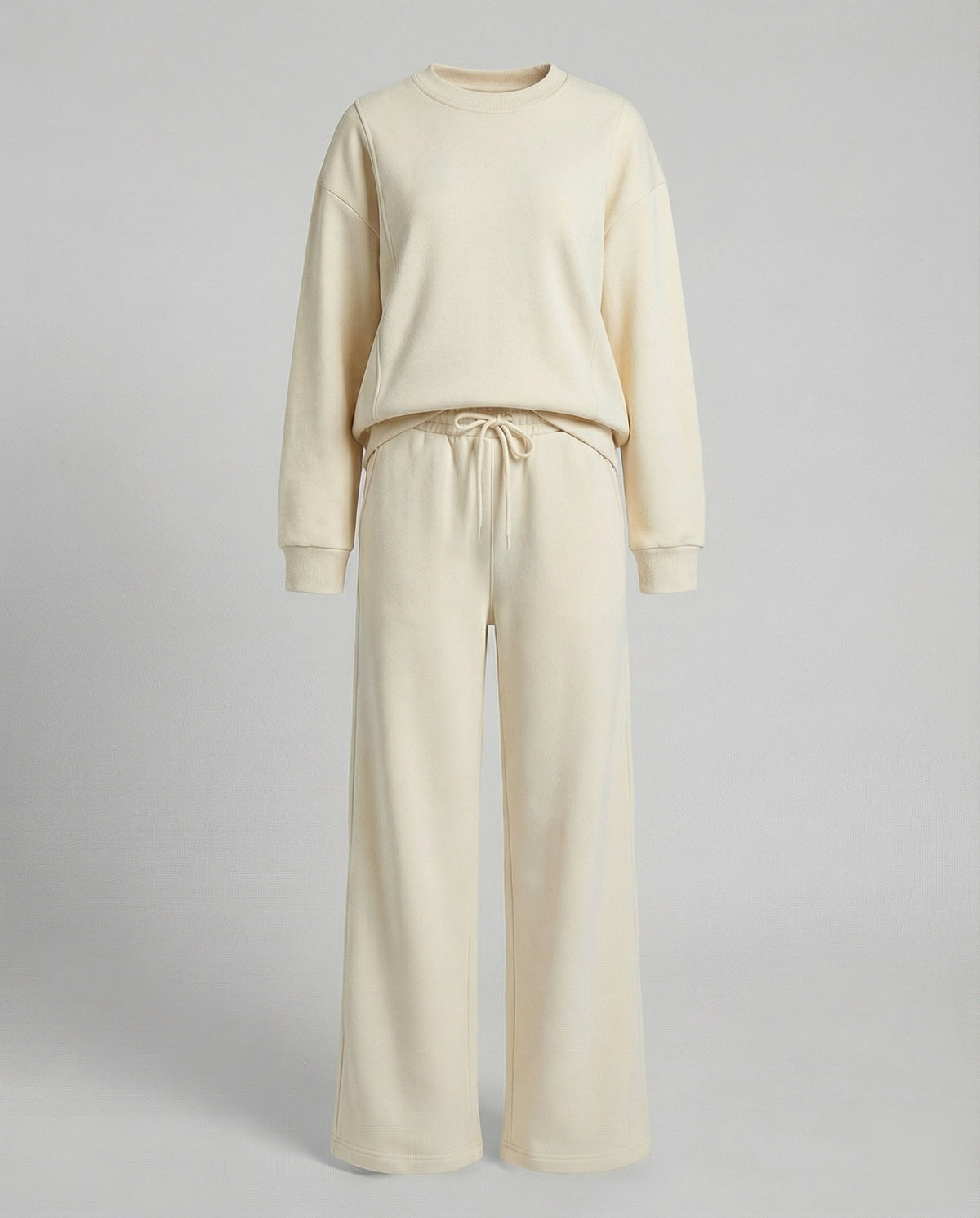 Women's Comfortable Brushed Sweat Leisure Lounge Set - product shot