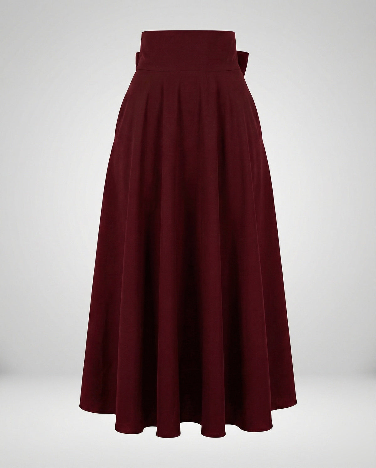 Women Flowing Maxi Look Blended Fabric Skirt Pants - product shot