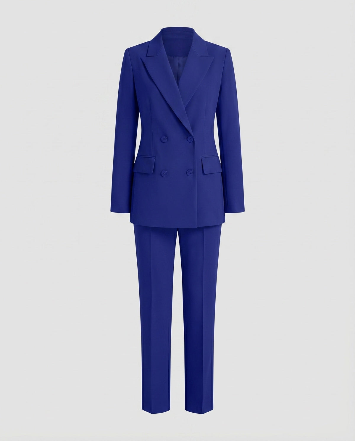 Women's Suit Double-Breasted Blazer Slim Pants - product shot