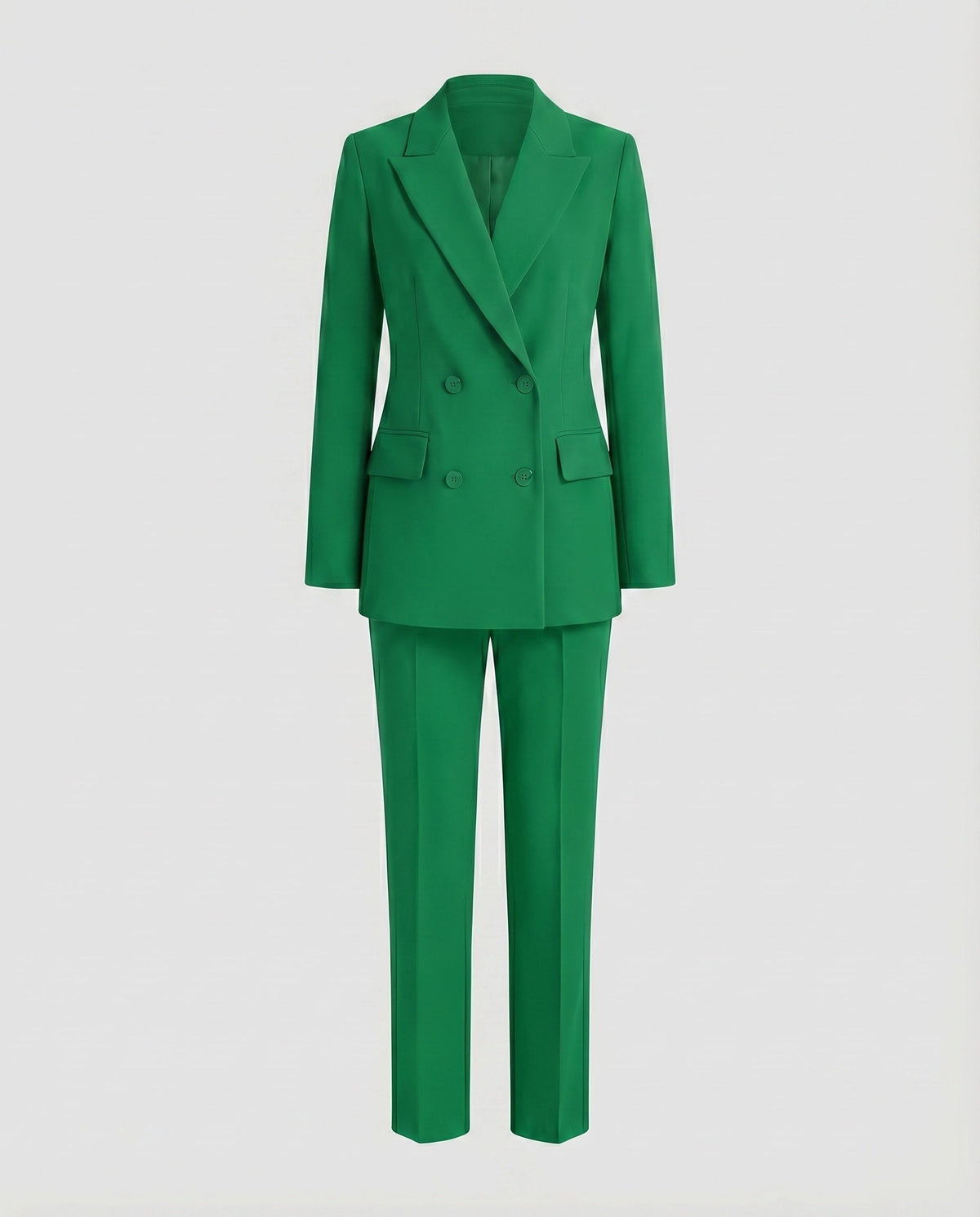 Women's Suit Double-Breasted Blazer Slim Pants - product shot