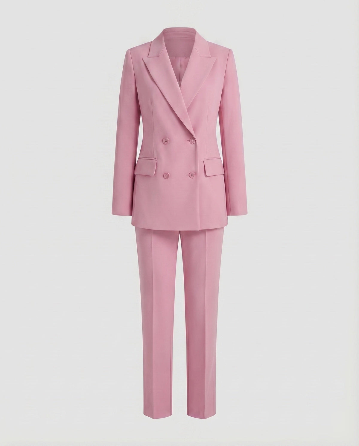 Women's Suit Double-Breasted Blazer Slim Pants - product shot