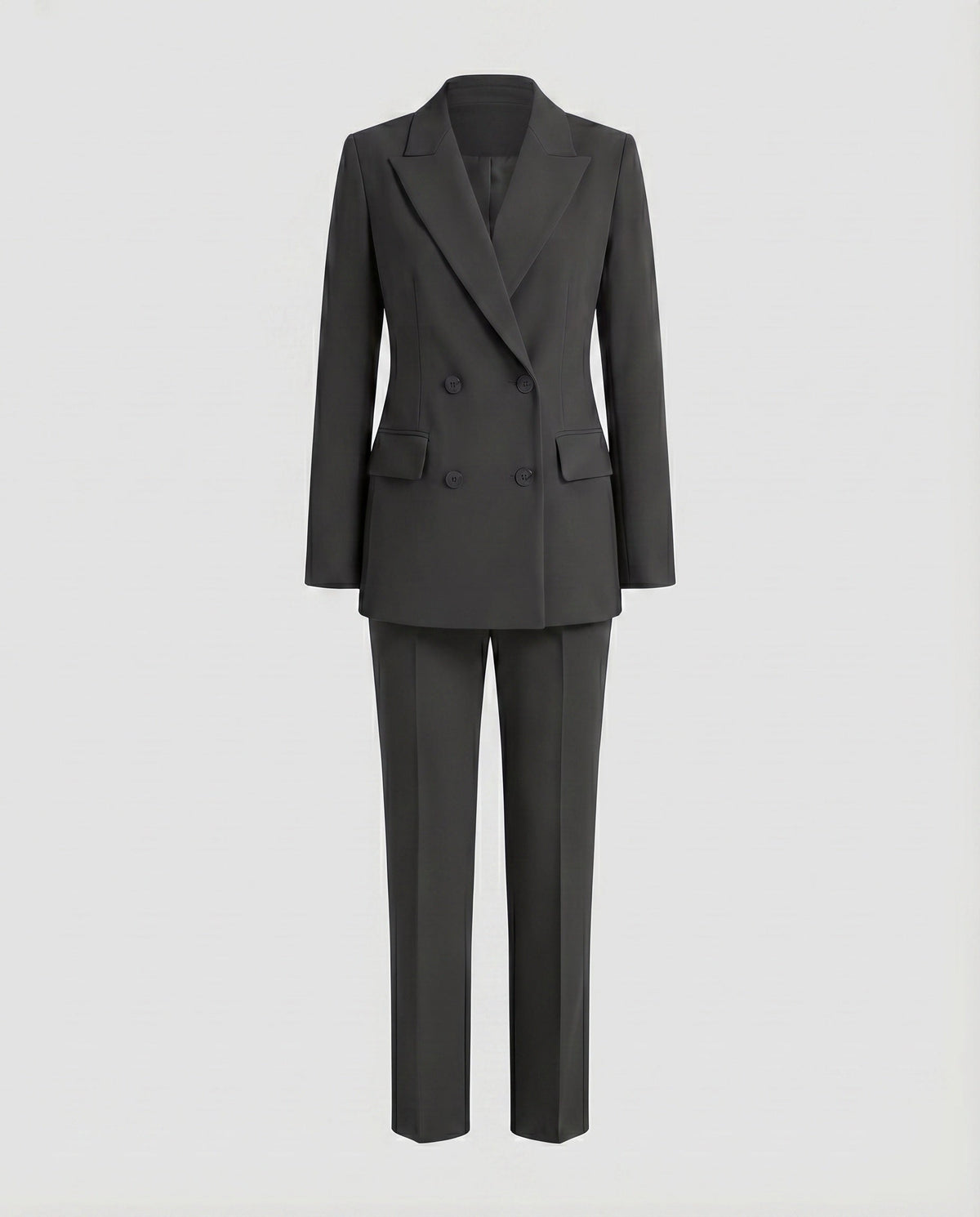 Women's Suit Double-Breasted Blazer Slim Pants - product shot