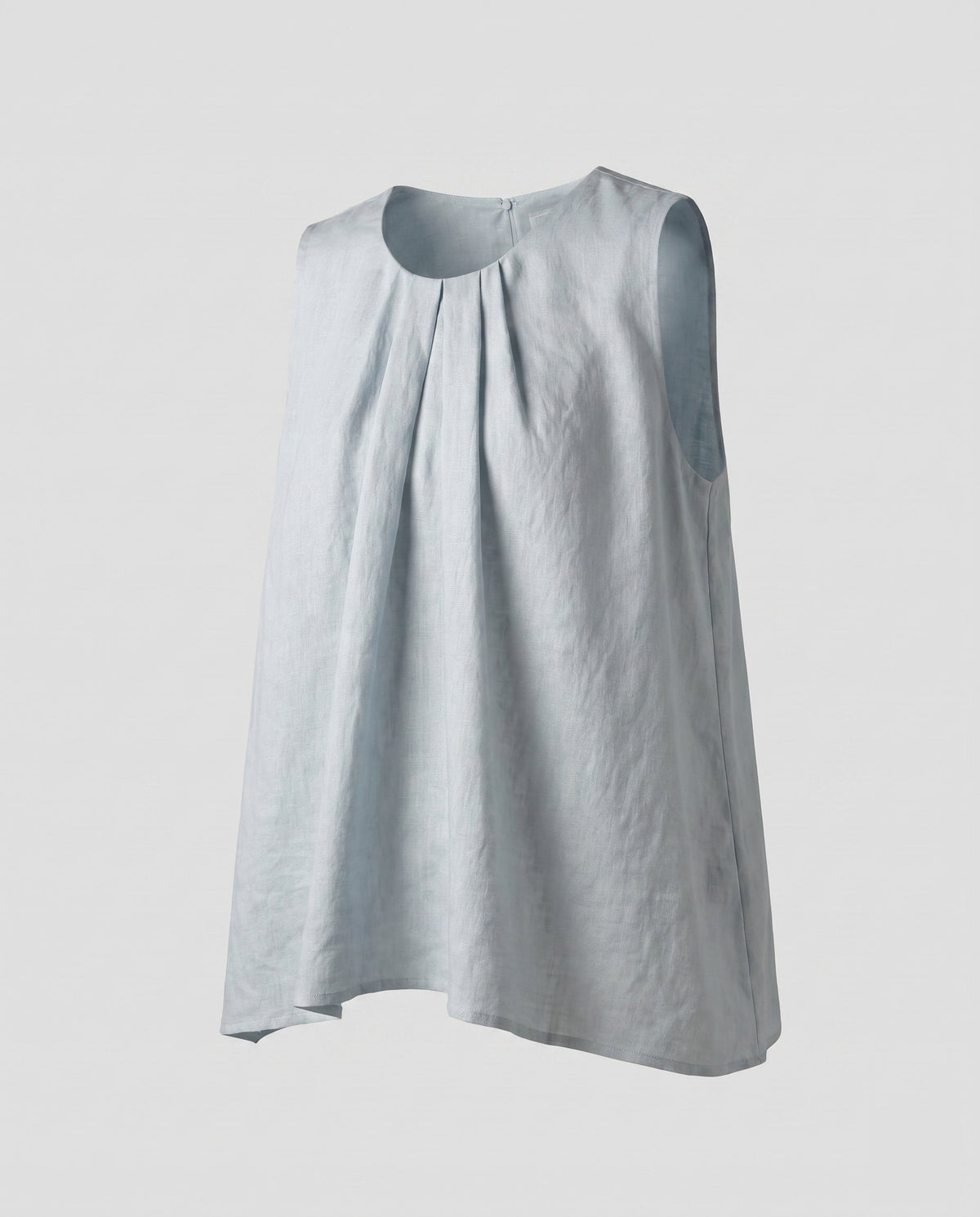 Ladies airy blouse shirt with fine ruffle details - product shot
