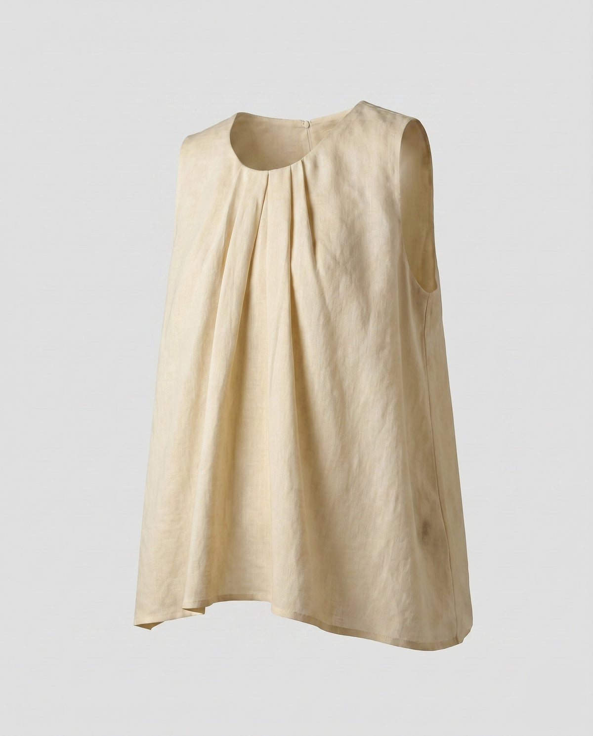 Ladies airy blouse shirt with fine ruffle details - product shot