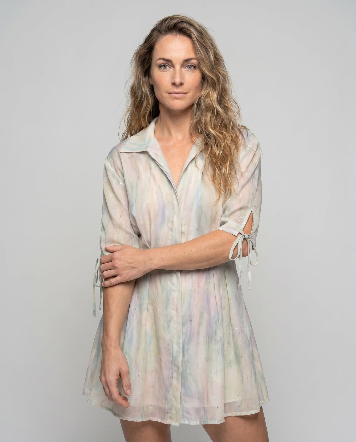 Ladies elegant and airy blouses with gathering All Fashion - upper body view