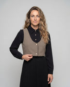 Women Elegant and Fashionable Blouse Dress with Pleated Details All Fashion - upper body view