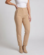 Women Elegant Trousers with High Waist and Side Pockets All Fashion - lower body view