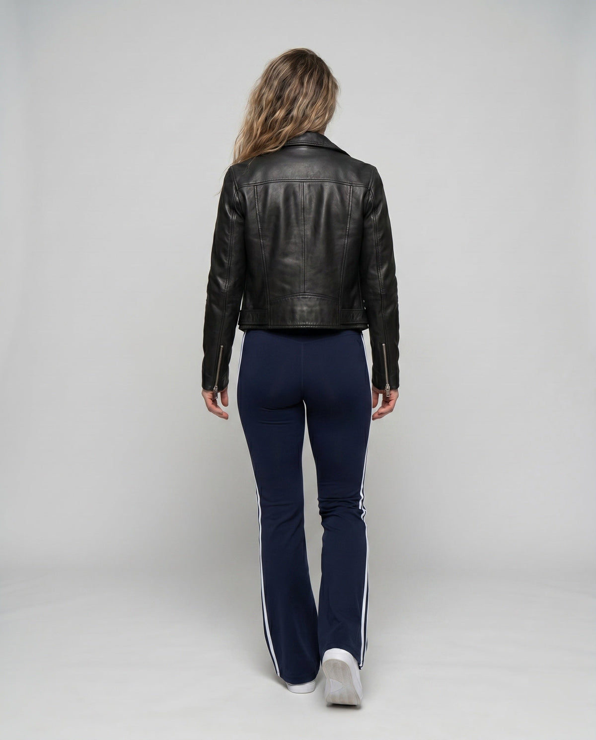 Women Stylish High-Quality Flared Pants - back view