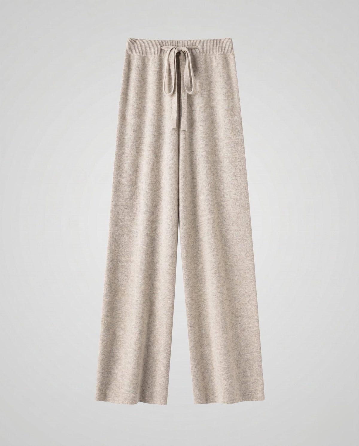 Women's Wide Luxury Trousers Made of Fine Wool - product shot