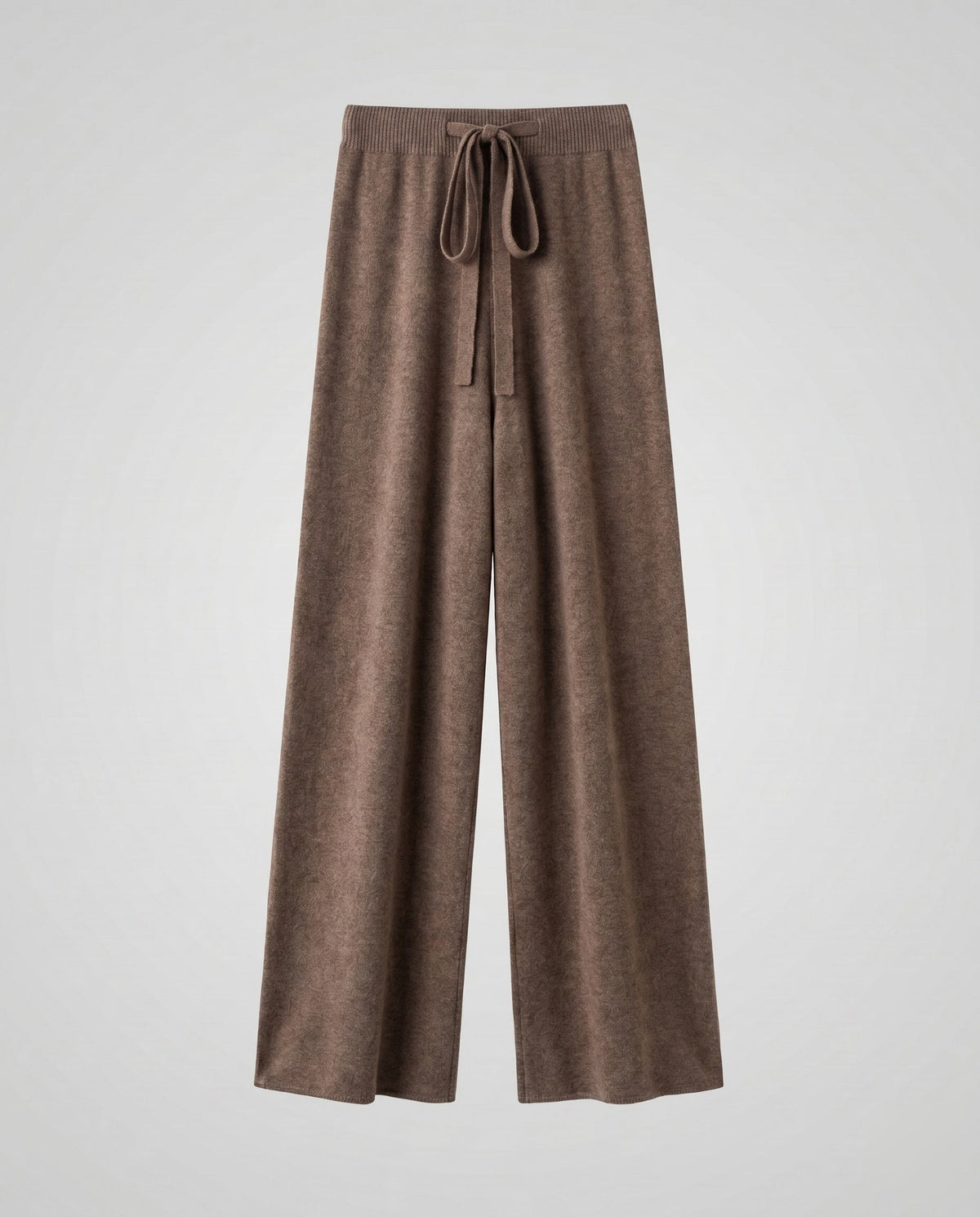 Women's Wide Luxury Trousers Made of Fine Wool - product shot
