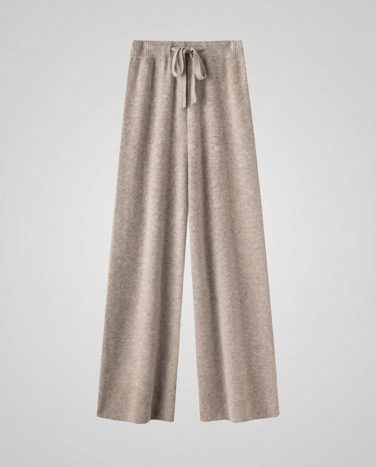 Women's Wide Luxury Trousers Made of Fine Wool - product shot
